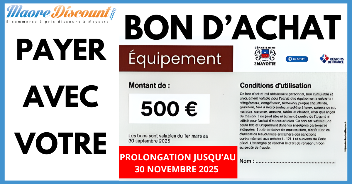 INFOS CLIENT BON D'ACHAT CHIDO